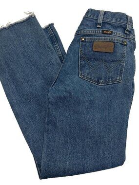 Wrangler Cowboy Cut Jeans Mens 30 x 29 Blue George Straight Western